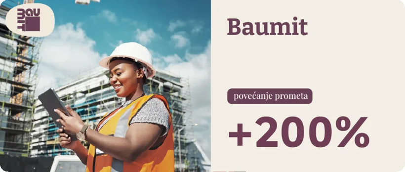 Baumit, povećanje prometa 200%